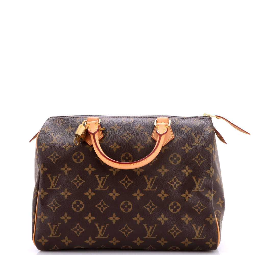 Louis Vuitton Speedy Handbag Canvas 30 #263992L17B